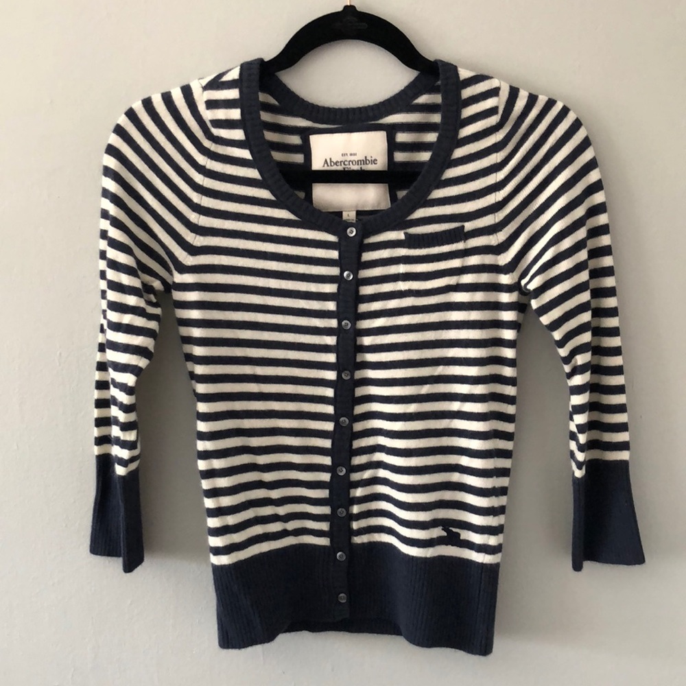 Abercrombie and Fitch Striped Cardigan